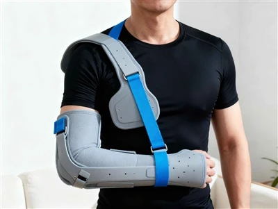 วิธีการสวมอุปกรณ์พยุงกระดูกหักของกระดูกต้นแขน (Humerus Fracture Brace)
